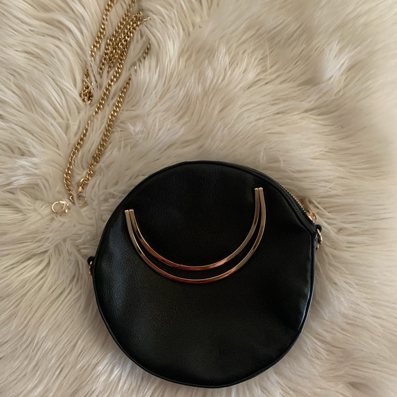 SEED Black Round Shoulder Bag - Picture 2 of 5